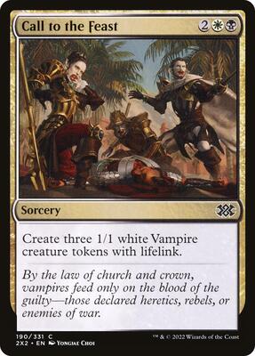 Call to the Feast card from Double Masters 2022