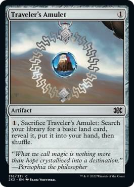 Traveler's Amulet card from Double Masters 2022