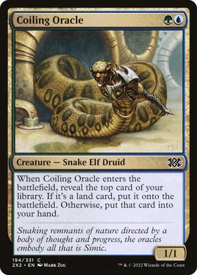 Coiling Oracle card from Double Masters 2022