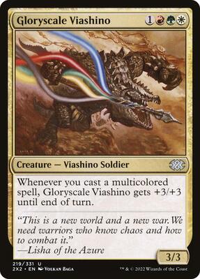 Gloryscale Viashino card from Double Masters 2022