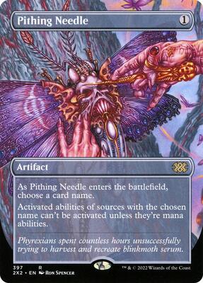 Pithing Needle (Borderless) card from Double Masters 2022