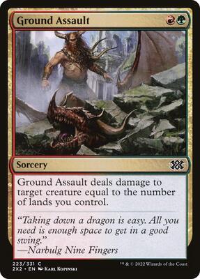 Ground Assault card from Double Masters 2022
