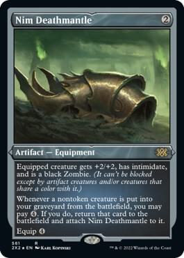 Nim Deathmantle (Foil Etched) card from Double Masters 2022