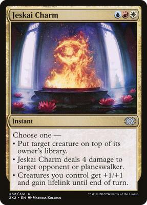 Jeskai Charm card from Double Masters 2022