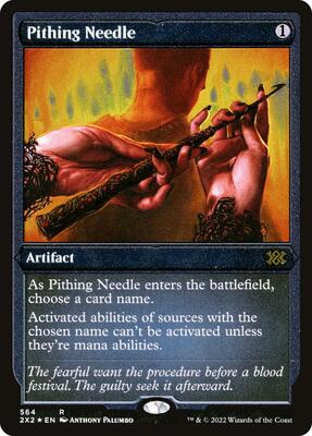 Pithing Needle (Foil Etched) card from Double Masters 2022