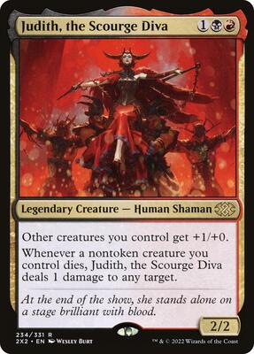 Judith, the Scourge Diva card from Double Masters 2022