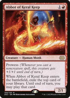 Abbot of Keral Keep card from Double Masters 2022