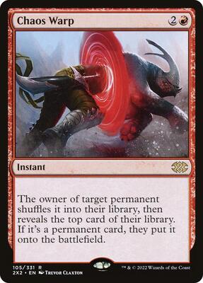 Chaos Warp card from Double Masters 2022