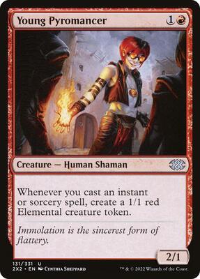 Young Pyromancer card from Double Masters 2022