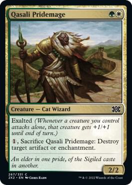 Qasali Pridemage card from Double Masters 2022