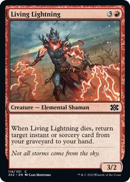Living Lightning card from Double Masters 2022