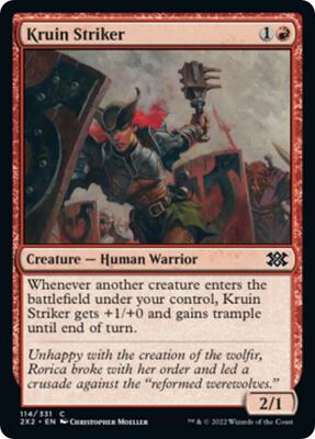 Kruin Striker card from Double Masters 2022