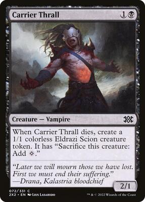 Carrier Thrall card from Double Masters 2022