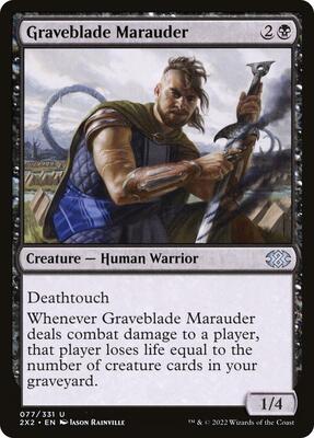 Graveblade Marauder card from Double Masters 2022