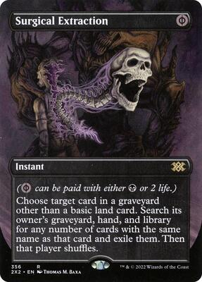Surgical Extraction (Borderless) card from Double Masters 2022