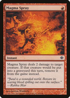 Magma Spray card from Shards of Alara
