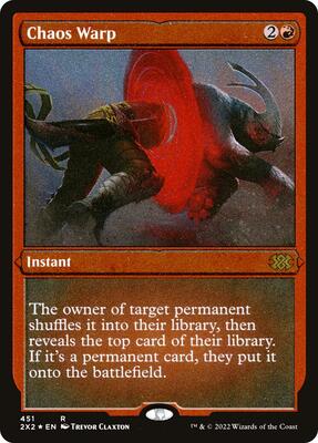 Chaos Warp (Foil Etched) card from Double Masters 2022