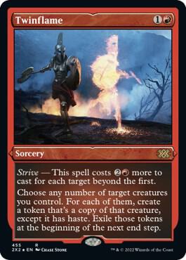 Twinflame (Foil Etched) card from Double Masters 2022