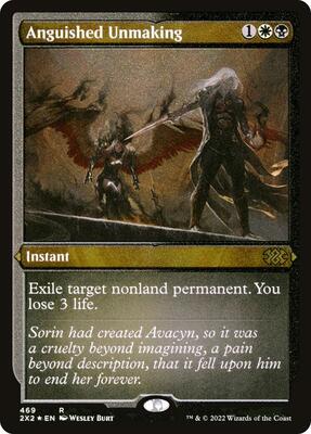 Anguished Unmaking (Foil Etched) card from Double Masters 2022