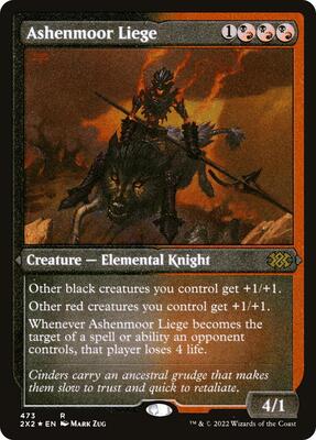 Ashenmoor Liege (Foil Etched) card from Double Masters 2022