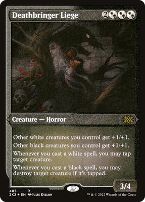 Deathbringer Liege (Foil Etched) card from Double Masters 2022