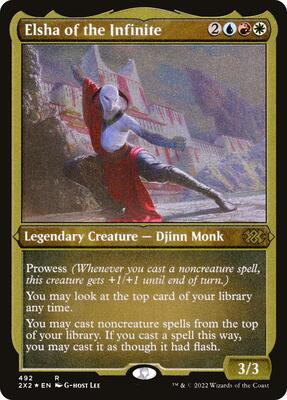 Elsha of the Infinite (Foil Etched) card from Double Masters 2022