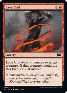Lava Coil card from Double Masters 2022