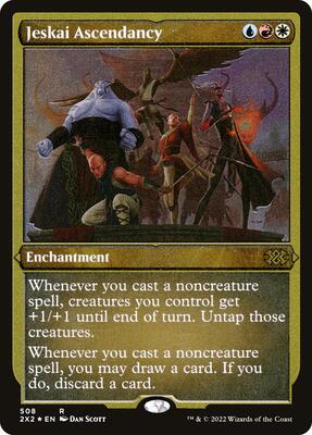 Jeskai Ascendancy (Foil Etched) card from Double Masters 2022