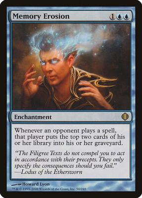 Memory Erosion card from Shards of Alara