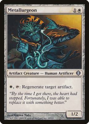 Metallurgeon card from Shards of Alara