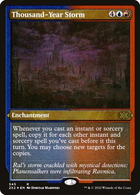 Thousand-Year Storm (Foil Etched) card from Double Masters 2022