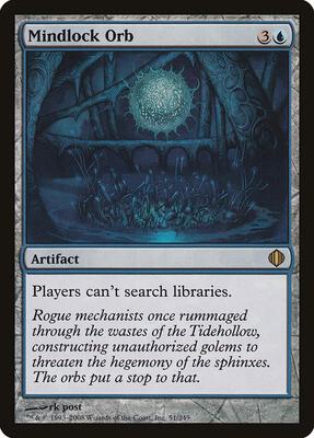 Mindlock Orb card from Shards of Alara