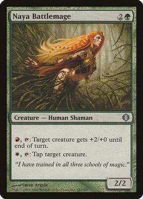 Naya Battlemage card from Shards of Alara