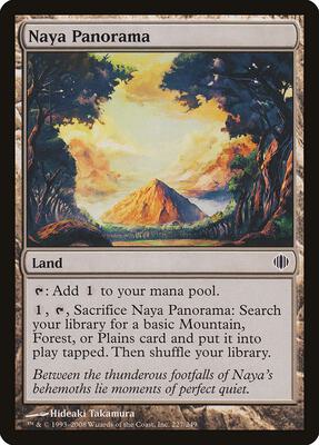 Naya Panorama card from Shards of Alara