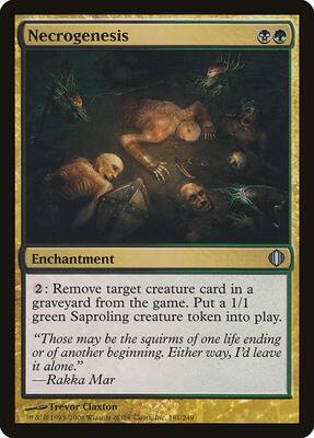 Necrogenesis card from Shards of Alara