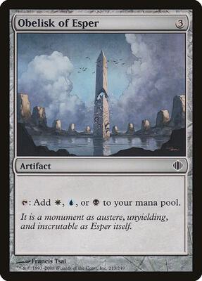 Obelisk of Esper card from Shards of Alara