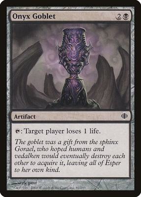 Onyx Goblet card from Shards of Alara