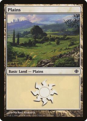 Plains (232) card from Shards of Alara