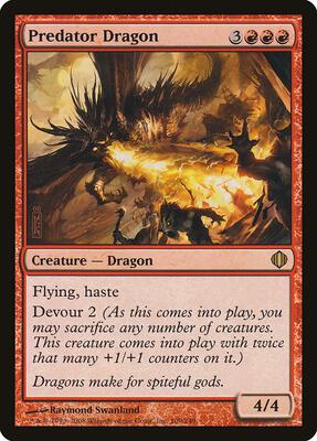 Predator Dragon card from Shards of Alara