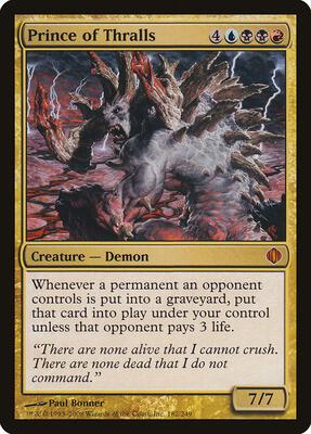 Prince of Thralls card from Shards of Alara