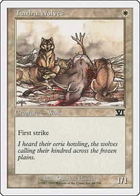 Tundra Wolves card from Classic Sixth Edition