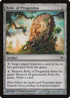 Relic of Progenitus card from Shards of Alara