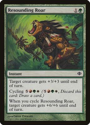 Resounding Roar card from Shards of Alara