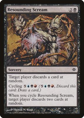 Resounding Scream card from Shards of Alara