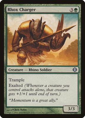 Rhox Charger card from Shards of Alara