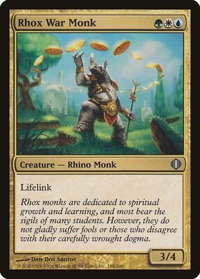 Rhox War Monk card from Shards of Alara