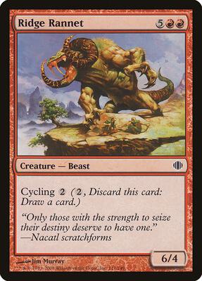Ridge Rannet card from Shards of Alara