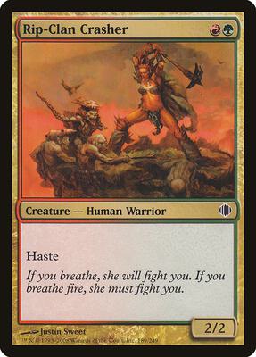 Rip-Clan Crasher card from Shards of Alara
