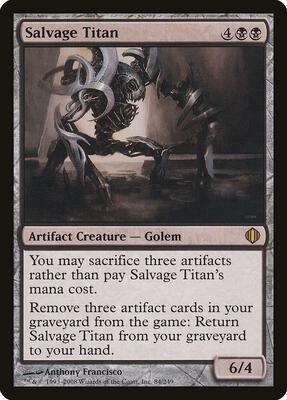 Salvage Titan card from Shards of Alara
