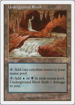 Underground River card from Classic Sixth Edition